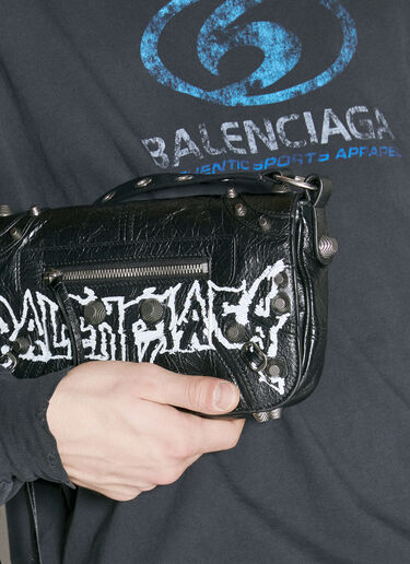 Balenciaga Le Cagole XS Flap 斜挎包  黑色 bal0355008