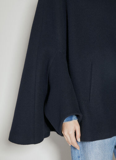 Prada 카방 울 재킷 블루 pra0254045