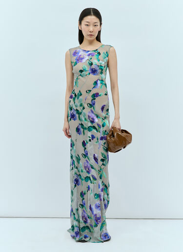 Dries Van Noten Devona Floral Maxi Dress Multicoloured dvn0254018