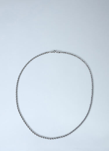 Rope Chain Necklace Tom Wood Rope Chain Necklace Silver tmw0363007
