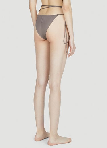 Saint Laurent Strappy Bikini Briefs Grey sla0251039