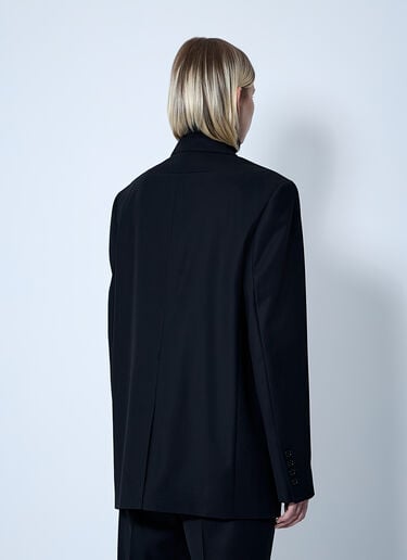 TOTEME Raw Lapel Jacket Black tot0261072