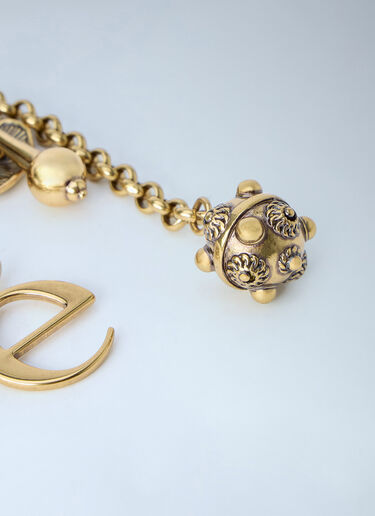 LN-CC® - Chloé: Chloé Symbols Keychain - Gold Chloé Chloé Symbols Keychain Gold chl0265045