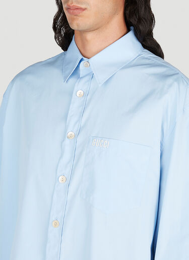 Gucci Convertible Sleeve Shirt Blue guc0153051