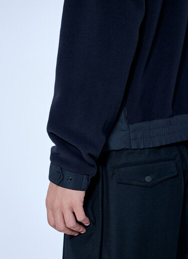 LN-CC® - Moncler Grenoble: Polartec® Zip-Up Hoodie - Black Moncler Grenoble Polartec® Zip-Up Hoodie Black mog0165002