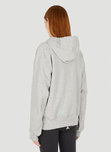 adidas by Stella McCartney Zip Front Hooded Sweatshirt Grey asm0247009