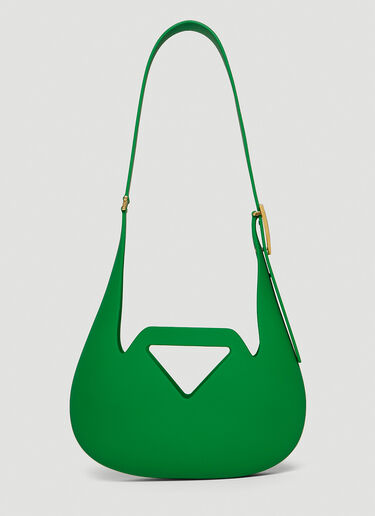 Bottega Veneta Punch Shoulder Bag Green bov0248020