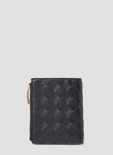 Bottega Veneta Small Intrecciato Wallet Black bov0253051