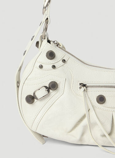 Balenciaga Le Cagole Small Shoulder Bag White bal0253041