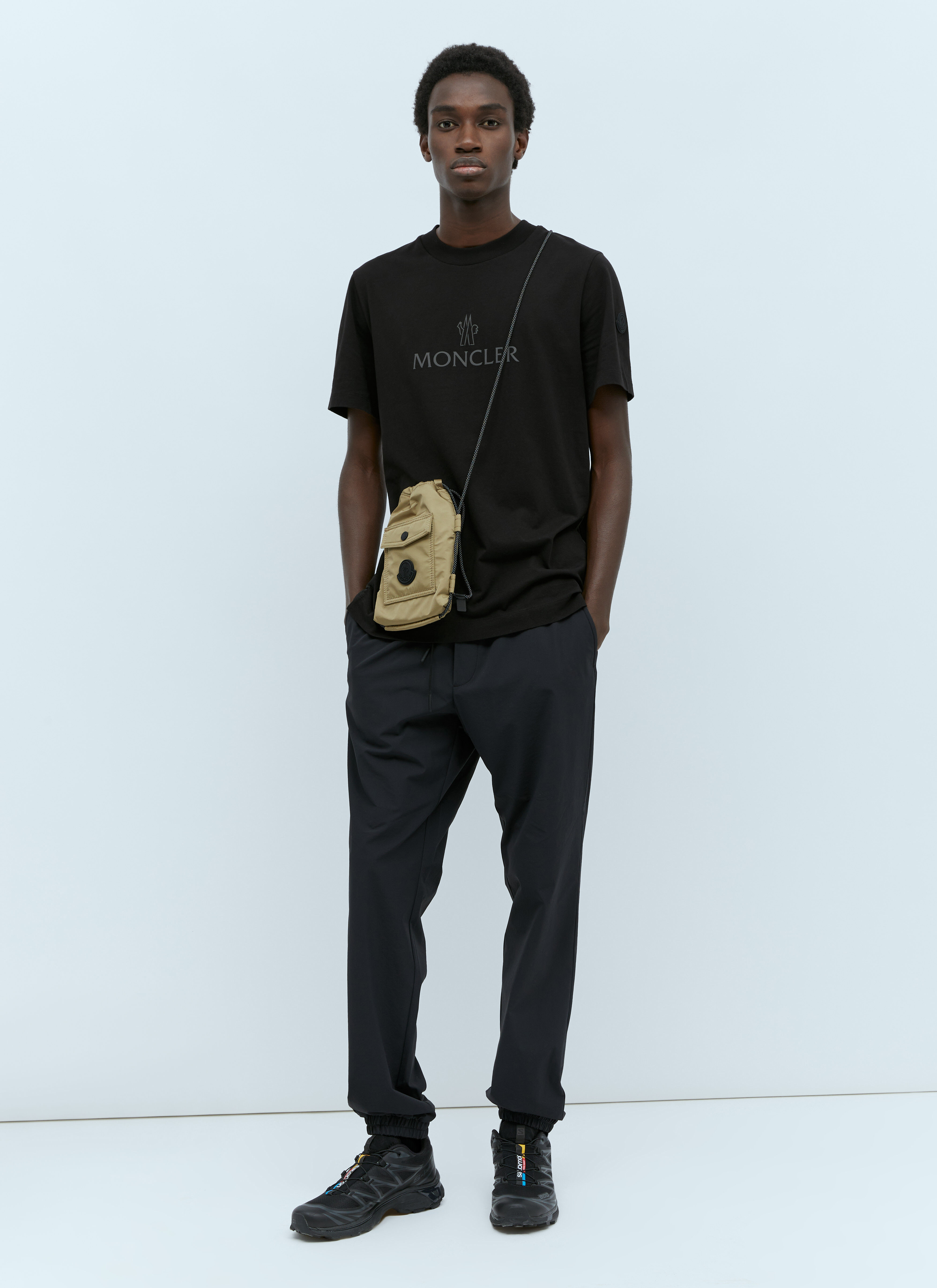 Moncler Men s Ripstop Track Pants in Black LN CC