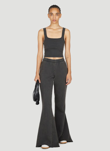 Square Neck Cropped Tank Top Entire Studios Square Neck Cropped Tank Top Black ent0253017