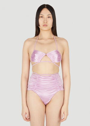 Isa Boulder Sculpture Bikini Top Pink isa0247020