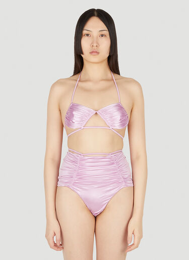 Isa Boulder Sculpture Bikini Top Pink isa0247020