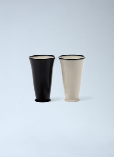 Serax x Ann Demeulemeester Set Of Two Dé Mugs Black wps0691786