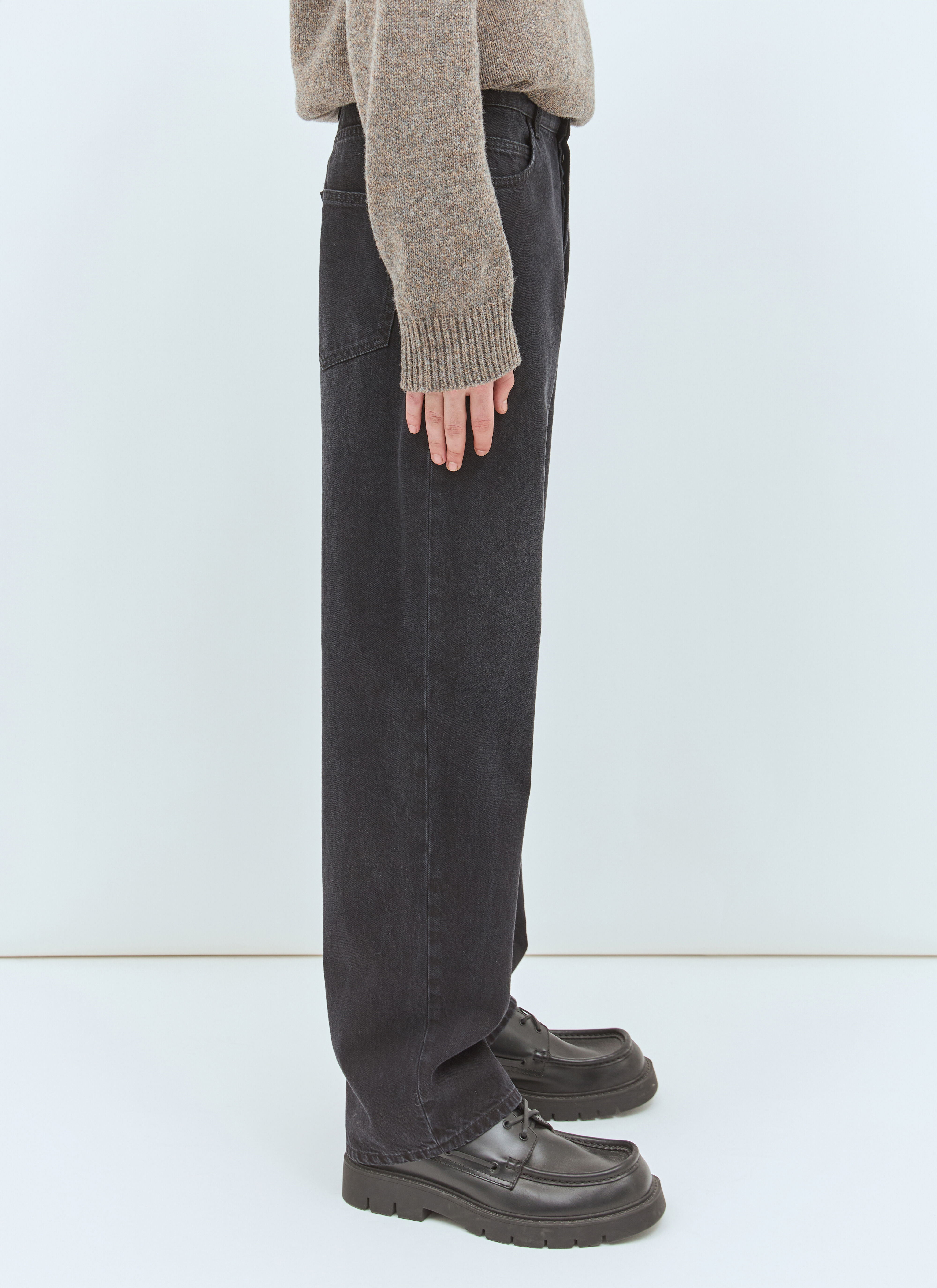 【美品】 The Row ザロウ Elordi Jeans Men ジーンズ The Row Men's' Elordi Jeans in Black | LN-CC®