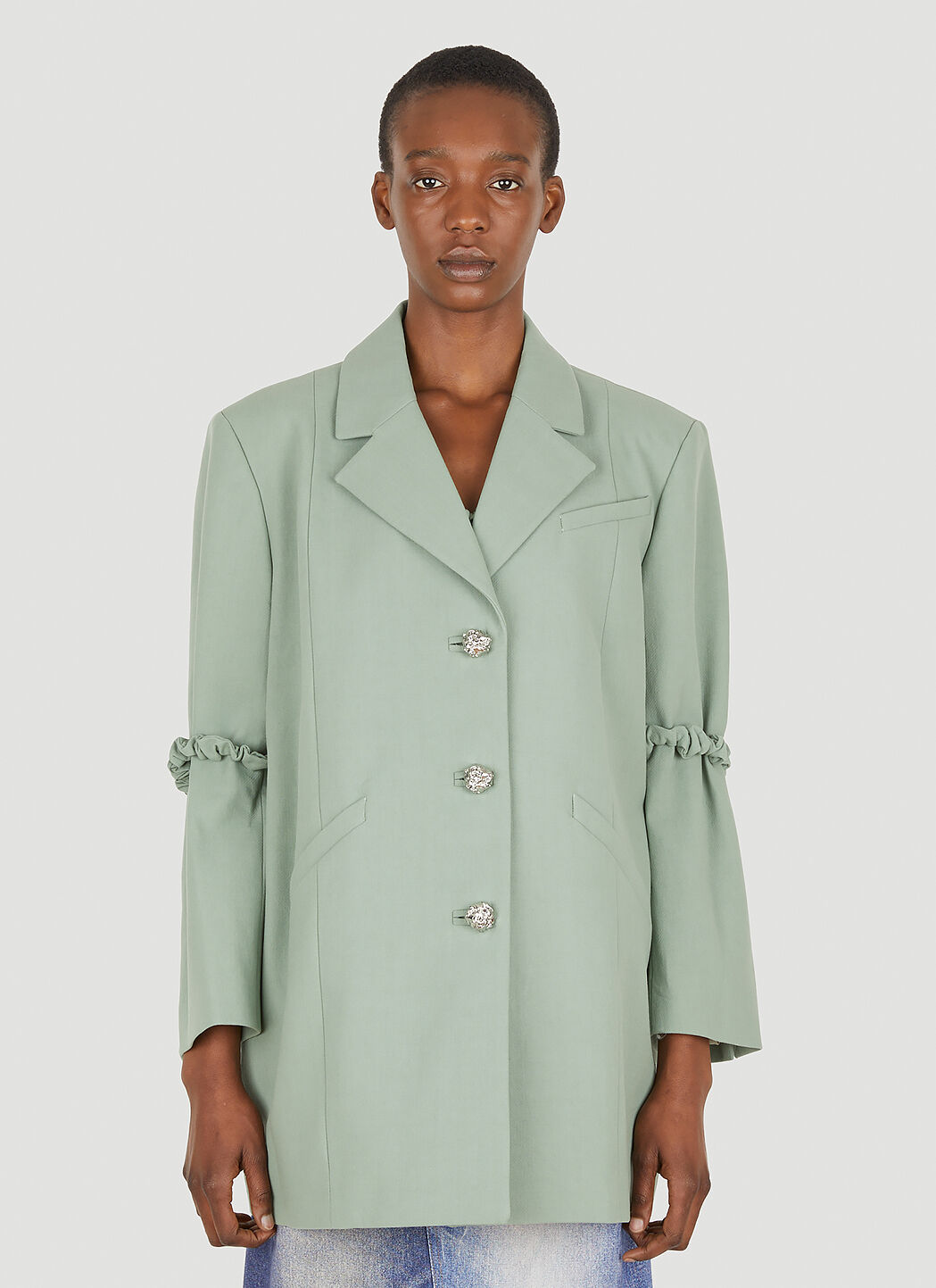 Ganni blazer new arrivals