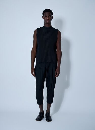 Homme Plissé Issey Miyake Pleated Top Black hmp0161002
