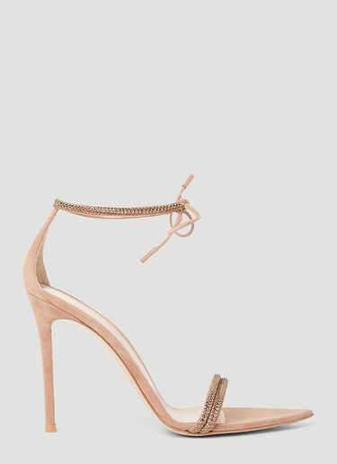 Gianvito Rossi 몬테카를로 하이힐 샌들 베이지 gia0253008