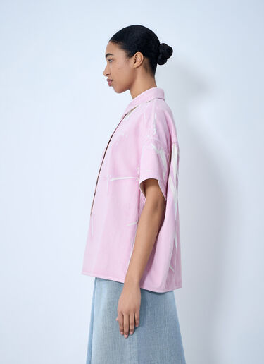 Marni Cotton Poplin Button-Down Shirt Pink mni0263001