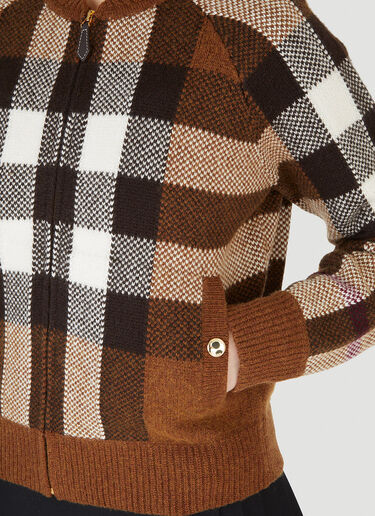 Burberry Demmi Vintage Check Sweater Brown bur0247031