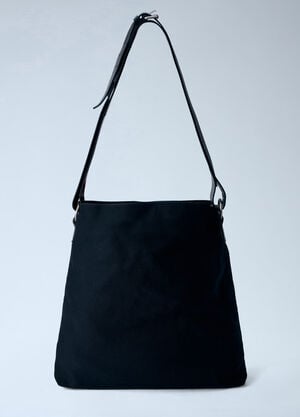 Dries Van Noten Canvas Shoulder Bag Black dvn0163035