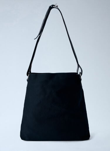Dries Van Noten Canvas Shoulder Bag Black dvn0163035