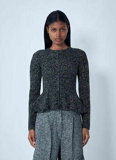 Kim Peplum Cardigan Max Mara Kim Peplum Cardigan Grey max0262001