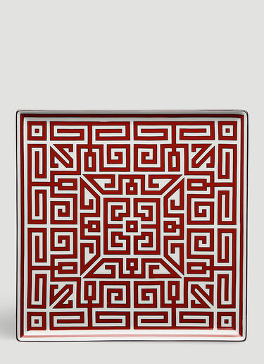 Labirinto Vide Poche Squared Plate Ginori 1735 Labirinto Vide Poche Squared Plate Red wps0644476