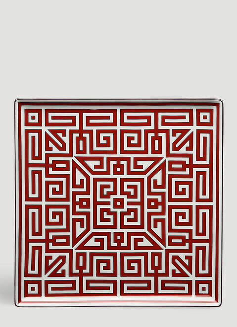 Gucci Labirinto Vide Poche Squared Plate Black guc0151026