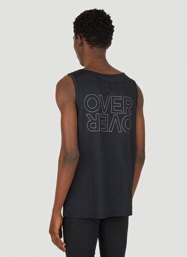 OVER OVER Logo Print Tank Top Black ovr0150004