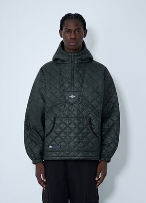 Umbro Quilted Masked Anorak Jacket Green umb0162005