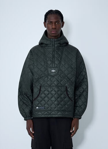 Quilted Masked Anorak Jacket Umbro Quilted Masked Anorak Jacket Green umb0162005