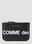 Comme des Garçons Wallet Huge Logo Pouch Bag Red cdw0347011