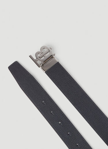 Burberry Reversible Monogram Belt Black bur0145101