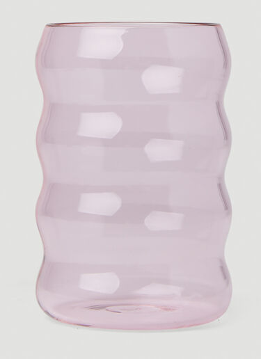 Sophie Lou Jacobsen Jumbo 波纹玻璃杯 粉色 spl0351002