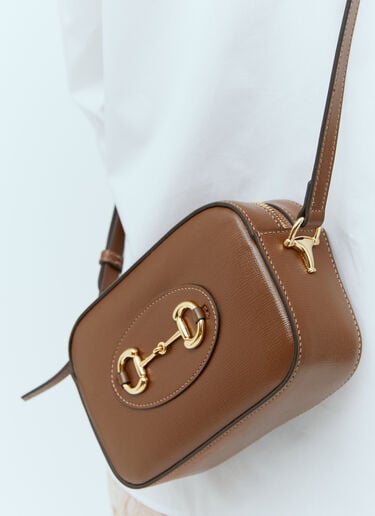 Horsebit 1955 Small Shoulder Bag Gucci Horsebit 1955 Small Shoulder Bag Brown guc0254049