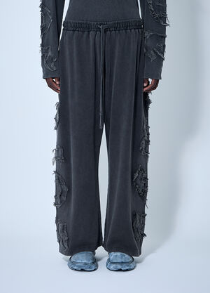 Acne Studios Distressed Logo Track Pants Black acn0160011