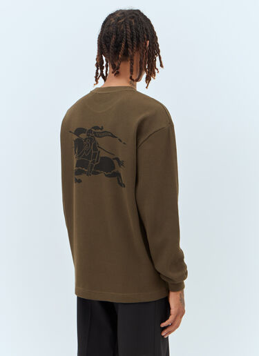 Burberry EKD ワッフルニットトップ  ブラウン bur0157017