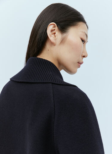 Thom Browne ニット4バー　クロップドコート。 ブルー thb0253020