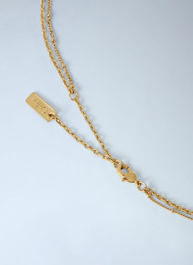 Chloé Tulip Pendant Necklace Gold chl0266027