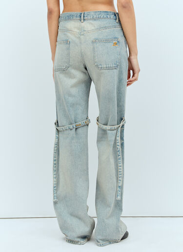 Courrèges Sailor Baggy Jeans Blue cou0255010