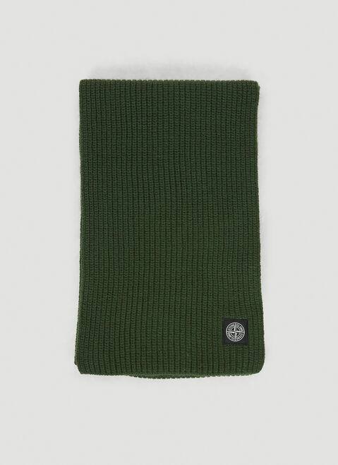 Acne Studios Compass Patch Scarf Red acn0152045
