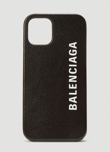 Balenciaga Cash iPhone 12 Mini Case Black bal0143081