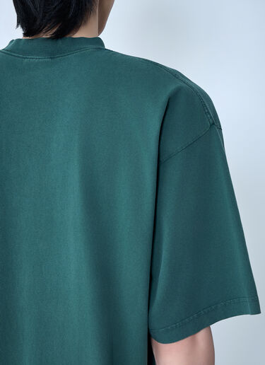 Balenciaga Medium Fit T-Shirt Green bal0163005