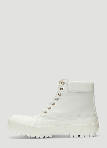 Jacquemus Les Meuniers Hautes Lace-up Boots White jac0237017