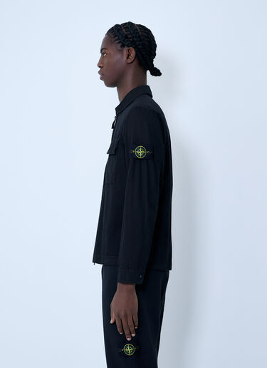 Logo Patch Shirt Stone Island Logo Patch Shirt Black sto0164041