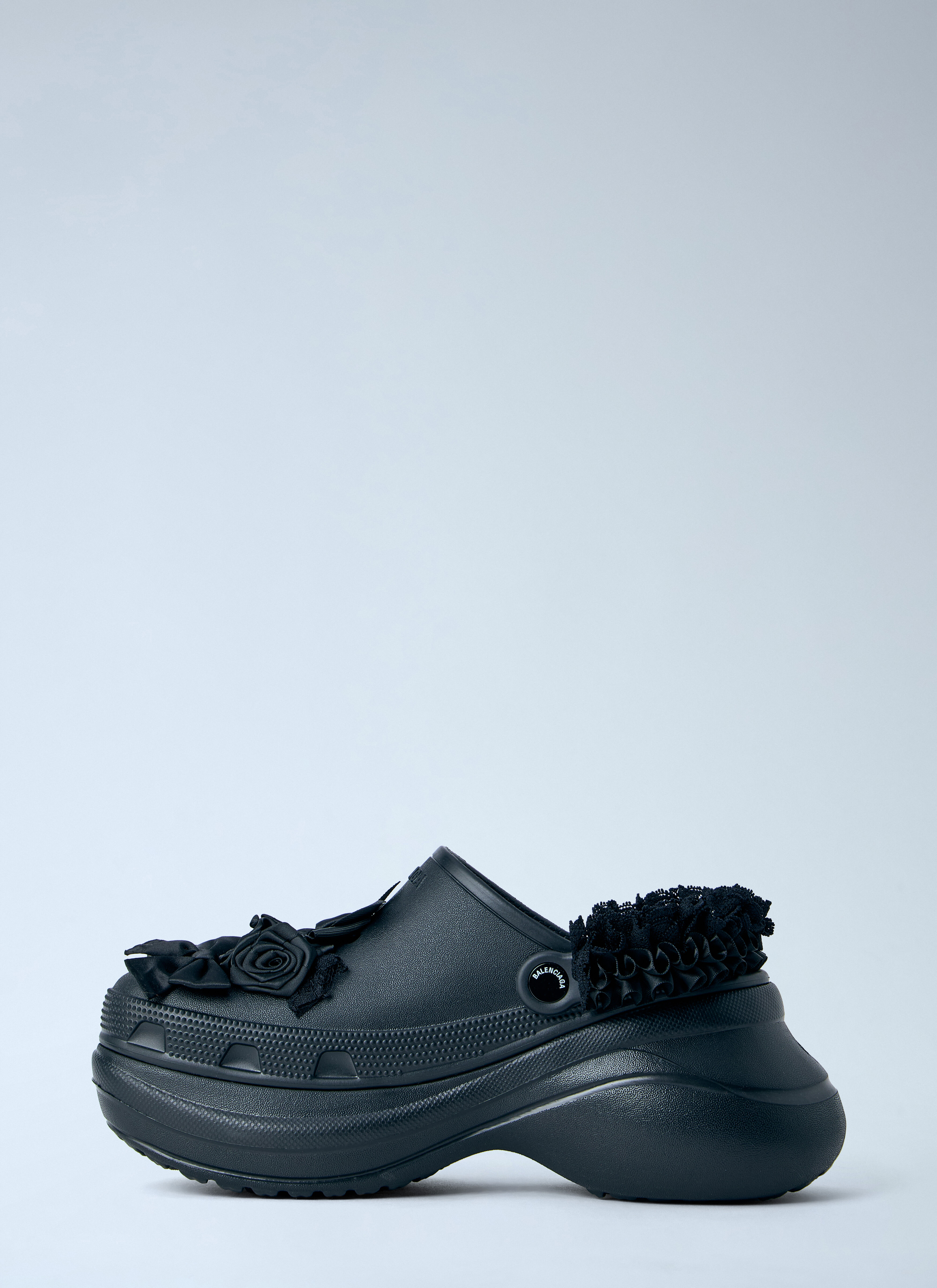 Balenciaga Women's' Crocs Mule Strap in Black | LN-CC®