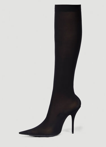 Balenciaga Knife Over The Knee Boots Black bal0250074