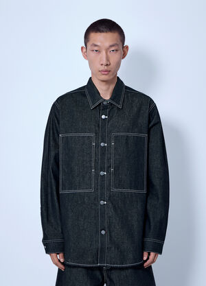 Entire Studios デニムシャツ ブラック ent0166010