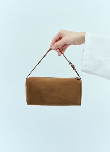 90's Suede Shoulder Bag The Row 90's Suede Shoulder Bag Brown row0255019